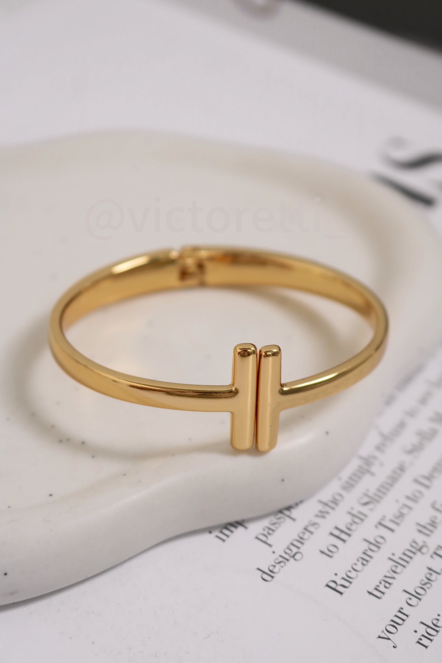 Double Bracelet 18k Gold Plate