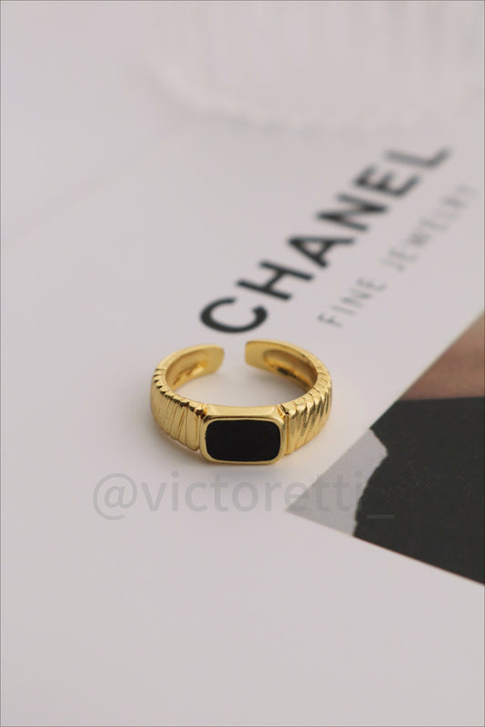 Adjustable Grace Ring 18k Gold Plate