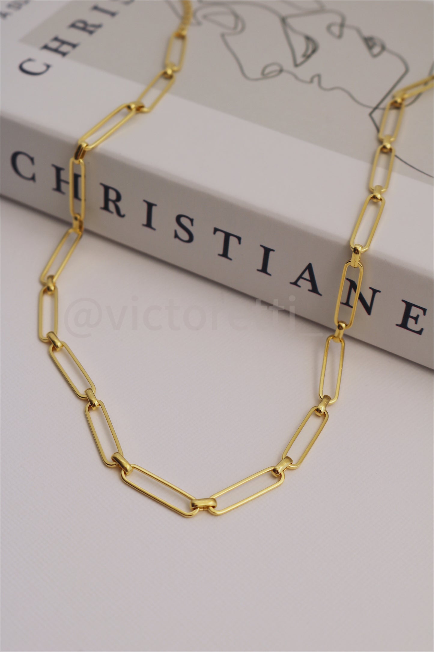 Chain Necklace 18k Gold Plate