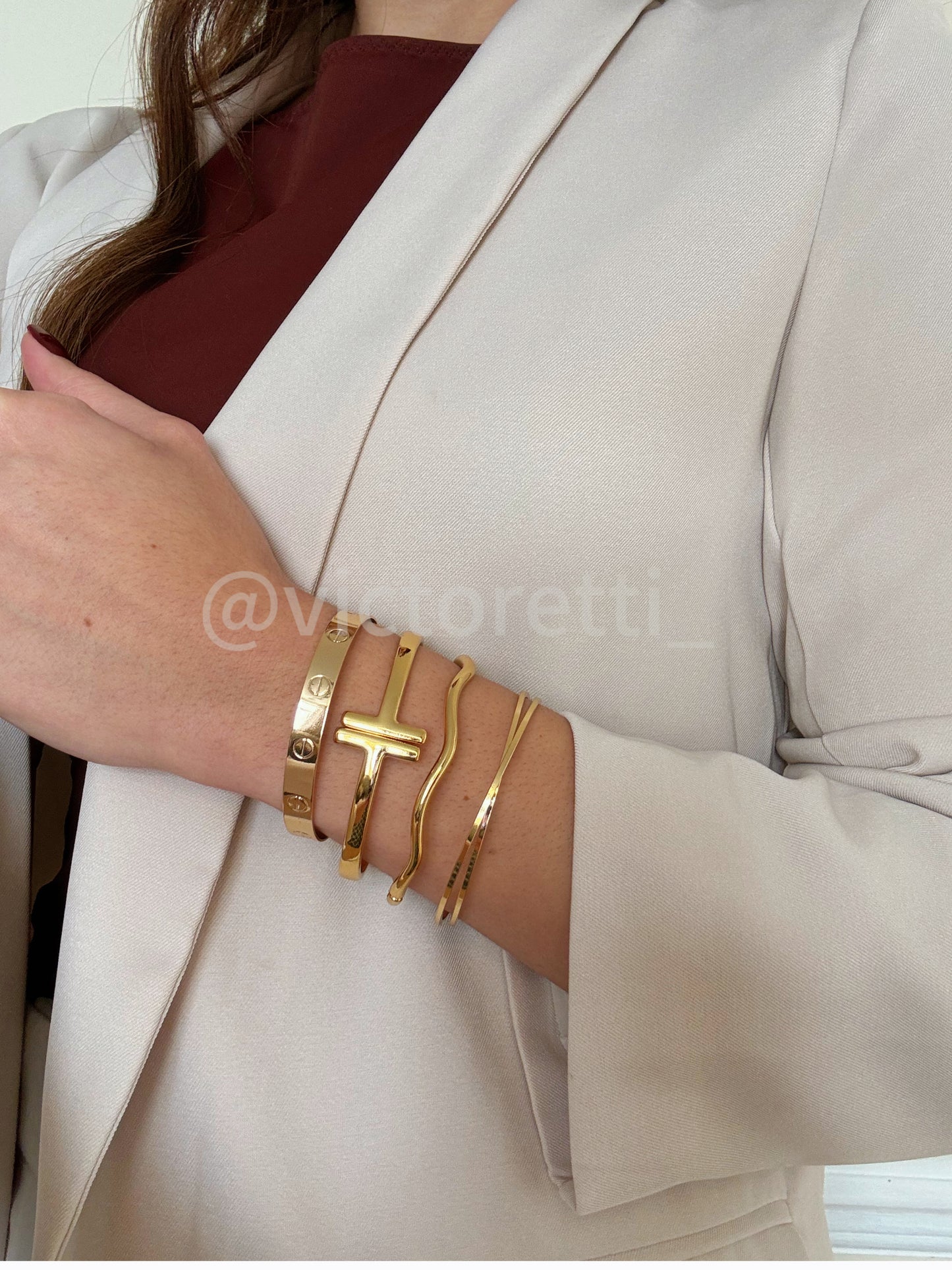 Carti Bracelet 18k Gold Plate